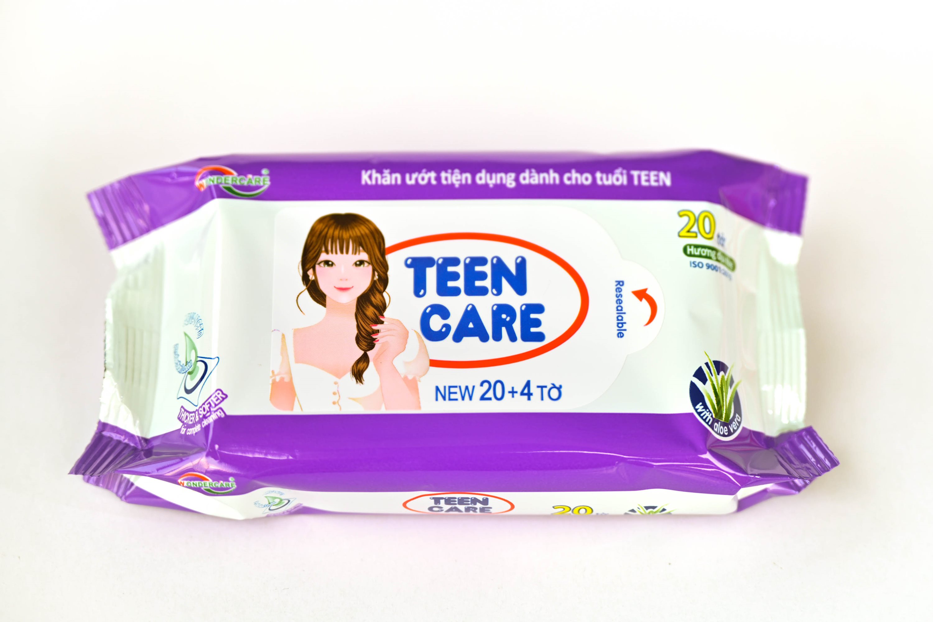 kHĂN ƯỚT TEENCARE 20+4 TỜ - ĐAM MÊ